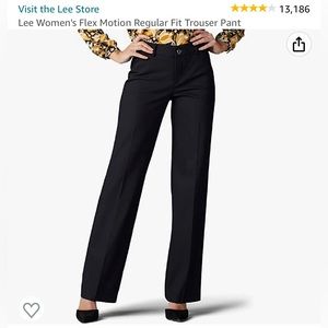 LEE Touser Pants FLEX MOTION Size 14 in Black